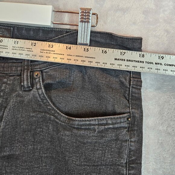 Nickel & Iron Mens Slim Fit Black Denim Jeans Size 36x30 casual hipster stretch - Picture 7 of 14